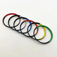 Mod 30.5mm Double Color Plastic Watch Chapter Rings Fits Seiko SRPD SKX007 SKX009 SKX011 Watch Cases Repair Tool Parts