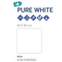 Keramik Merek Accura Type Pure White Ukuran 40x40 Glossy