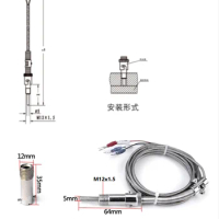 Probe diameter 5mm PT1000 Temperature Sensor for extruder machine