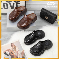 [JOJO SHOES] Sandal Gladiator Wedges Sepatu Sandal MLS Jelly Wanita Tali Belakang Import 0234-37-40
