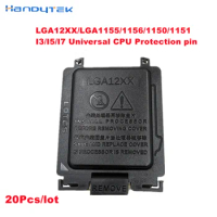 20PCS Motherboard CPU Socket Protection Shell Black Cover Universal CPU Protection pin cover for LGA12XX/LGA1155/1156/1150/I5/I7