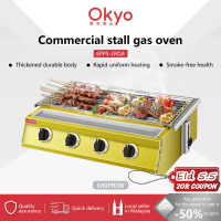 Practica Commercial BBQ Gas Stove 4 Burner Stainless Steel Outdoor Camping Grill Stove Commercial Ba
