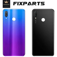 For Huawei Nova 3 Battery Cover Back Glass Rear Battery Cover Door Housing PAR-LX1M PAR-LX1 Battery Cover Replacement