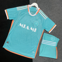 Bộ Quần Áo Bóng Đá CLB Inter Miami Xanh 2024/2025 - Vải Polyester Thái Cao Cấp
