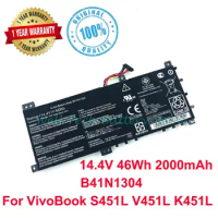 Original Brand New 14.4V 46Wh B41N1304 Laptop Battery For Asus VivoBook S451L S451LA S451LB S451LN V451L K451L