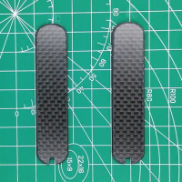 Custom Made Carbon Fiber Handle Scales for 74mm Victorinox Swiss Army Knife