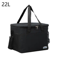 22L Insulated Lunch Bag Picnic Bento Pouch Food Thermal Cooler Delivery Bags Warm Keeping Lunch Box Thermal Bag 22L