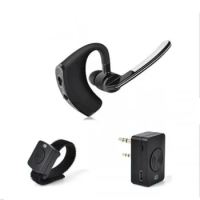 Set Handsfree Bluetooth PTT Mic Speaker Earphone Earpiece Wireless Headphone Headset For BaoFeng UV8