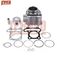 Motorcycle Accessories 57.4mm Engine Part Cylinder Piston Kit 150CC Motor for Italika DS150 WS150 GS150 ATV150 GY6 150 Motoblock