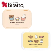 日本正版 米飛兔 濕紙巾蓋 L號 日本製 濕紙巾盒蓋 重複黏 Miffy 米菲兔 Bitatto 011515 011539