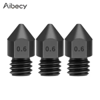 Aibecy 3pcs Hardened Steel Nozzles 0.8mm for 1.75mm filament for Creality Ender 3/CR-10/CR-10S Pro 3D Printer Hotend Extruder