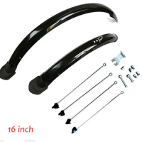 14 16 20 inch Bicycle Fender Double Bracing Adjustable Size Mudguard for Folding Bike Front and Rear Mud Guard