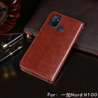 For OnePlus 9 Pro 8 8T 1+Nord Card Holder Cover Case For OnePlus Nord N100 N10 Leather Wallet Flip Cover Wallet Case Funda Capa