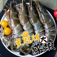 【一手鮮貨】頂級活凍大草蝦(3盒組/單盒4隻裝)