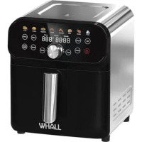 WHALL® Air Fryer, 5.8QT Air Fryer Oven with LED Digital Touchscreen, 12-in-1 Cooking Functions Air fryers, Dishwasher-Safe