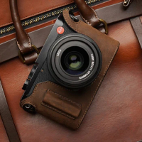 Mr.Stone for Leica Q Q2 Camera case Protective Case Camera Bodysuit Camera typ116 Handmade Genuine Leather Camera bag