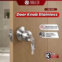 NOBLEZA Kunci Bulat Handle Gagang Pintu Kamar Mandi Stainless KBS-N785
