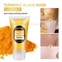 50g Herb Blackhead Remover Nose Face Mask Pore Strip Tearing Black Mask Peeling Acne Deep Cleansing Against Black Dots Skin Care