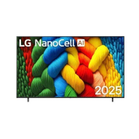 LG TV 55NANO80 NANOCELL AI 55 INCH UHD 4K HDR10 PRO SMART TV 2025 55NANO80ASA Layar 4K Super Upscali