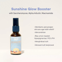 Haple HAPLE Sunshine Glow Booster - Untuk membantu mencerahkan kulit, meringankan flek dan noda hitam, bekas jerawat PIE dan PIH