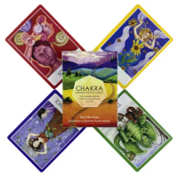 Chakra Wisdom Oracle Cards A 49 Tarot English Visions Divination Edition Deck Borad Playing Games