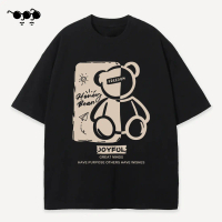 Kaos Pria Sunshine Cartoon Bear, Graphic tee,Kaos tongkrongan,Baju gondes,Baju cowok skena,Kaos,kao