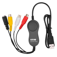 Ezcap USB Video Capture Dual-Purpose Video Capture Card Free Drive 720P For Windows10