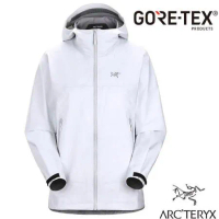 【 ARCTERYX 始祖鳥】女款 Beta G-TX 防風防水透氣連帽外套/X000007135-30791 空氣灰