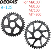 Deckas Direct Mount Chainring Round oval for 12 speed Shimano m9100 m8100 m7100 m6100 xtr 32 34 36 38T Chainwheel 12s tool