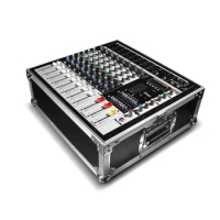 PM8600 8-channel Audio Mixer 600W Karaoke Mixer Amplifier mixer with flight case