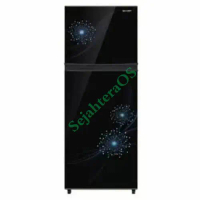 Kulkas Keluarga 2 pintu SHARP Dandelion : SJ317MG - Biru