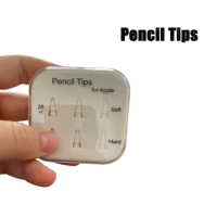 Pencil Tips For Apple Pencil 1st 2nd Generation Double Layer 2B &amp; HB &amp; Thin Tip For Apple Pencil Nib Enough For 5 Years of Use