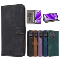 For Realme 11 4G Realme11 Case Wallet Anti-theft Brush Magnetic Flip Leather Case For OPPO Realme 11 5G Phone Case