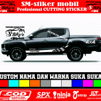 stiker mobil hilux strada Triton dll stiker variasi mobil sticker car