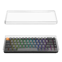 Transparent Acrylic 68 Key Keyboard Waterproof Dust Cover for Keychron K6 K7 65% Mechanical Keyboard