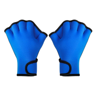 [現貨1組出清dd] TAGVO 划水掌 成人手蹼 游泳手套 (藍色M號19x21公分) Aquatic Gloves (TA1)TGA019BLM