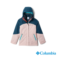 Columbia哥倫比亞 女童-Bugaboo Omni-Tech防水鋁點保暖兩件式外套-淺粉紅 UWG11200LK/HF