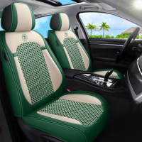 Universal Front Rear Car Seat Cover for Honda Civic Accord CRV Vezel Fit Jazz Stepwgn Shuttle Full Set Interior Auto Accessories