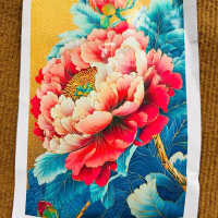 Tranh cườm: Hoa mẫu đơn_11ct 50x70cm(430k)