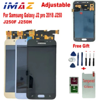 IMAZ Adjustable LCD For SAMSUNG Galaxy J2 Pro 2018 J250 J250F J250G Lcd Display Touch Screen Digitizer Assembly For SM-J250 LCD
