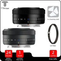 TTArtisan 27mm F2.8 APS-C Auto Focus Camera Lens for Fuji Fujifilm XF Mount X-A1 X-Pro3 Sony E Nikon Z 0.35m Close-up Shooting