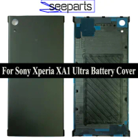 For Sony Xperia XA1 Ultra G3221 Back Housing Glass Rear Battery Cover Door Housing Case Replacement For Sony C7 Battery Cover