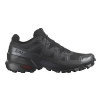 SALOMON - SPEEDCROSS 5, Men's Trail Running Shoes, Black / Black / Quiet Shade - Sepatu Trail Runnin