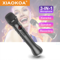 Applicable to XIAOKOA A4 Bluetooth Microphone with Speaker, K SONG Professional Microphone for Video