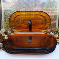 Piring Oval Duralex made in France