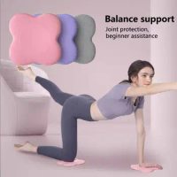 1 Pair Yoga Knee Pads Ergonomic Shape Multiple Use Protecting Accessories Extra Thick Yoga Knee Pad Cushions for Pilates