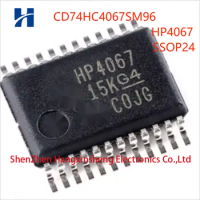 10PCS/LOT New original CD74HC4067SM96 screen printed HP4067 SSOP24 multi-channel switch chip
