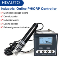 Industrial Online PH Meter PH Controller ORP Sensor Electrode Probe Continuous Measurement Control DO meter