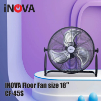 Global House INOVA พัดลมอุตสาหกรรมตั้งพื้น ขนาด 18 นิ้ว รุ่น CF-45S สีดำ
