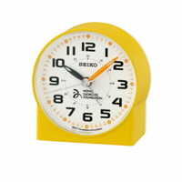 seiko SK037 精工鐘 (QHE907Y) 夜光特殊造型小鬧鐘(黃)/5.8*5.7*3.4 cm｜樂天全館特惠中★指定刷卡回饋10%